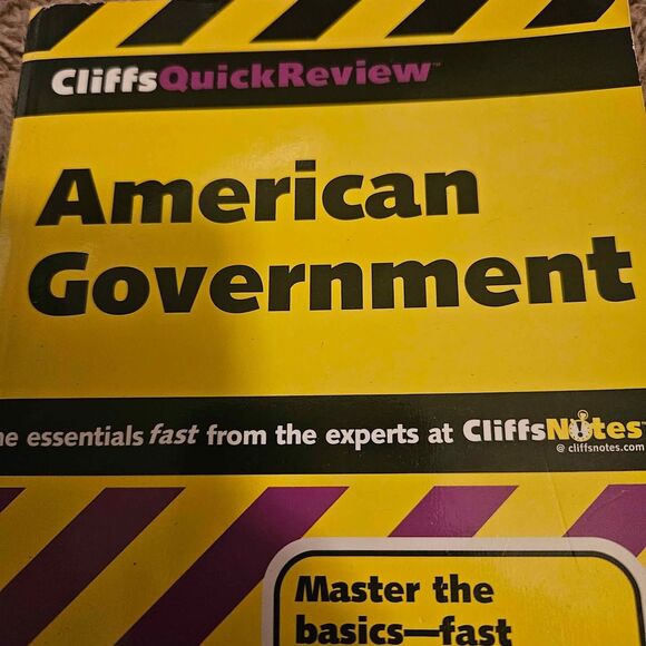 American Government Cliffs Quick Review The Essentials Fast - Picture 2 of 4